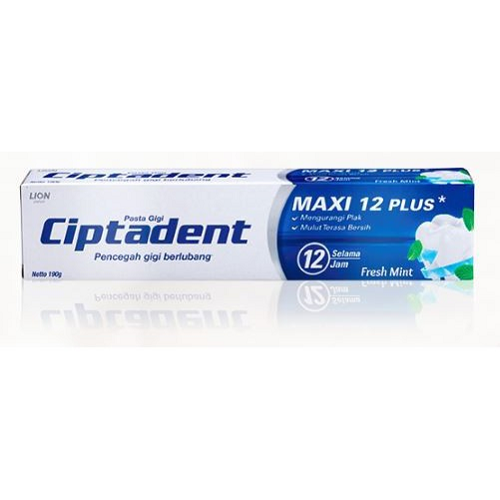 Ciptadent Maxi 12plus White Fresh Mint 75gr